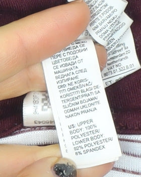 Adidas Men's Red XL Full Zip Training Sweatshirt