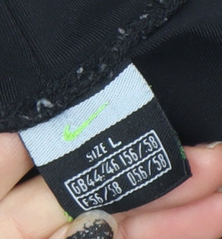 Nike Womens Black L Leggings Activewear Trousers Stretch Gym Jog Yoga