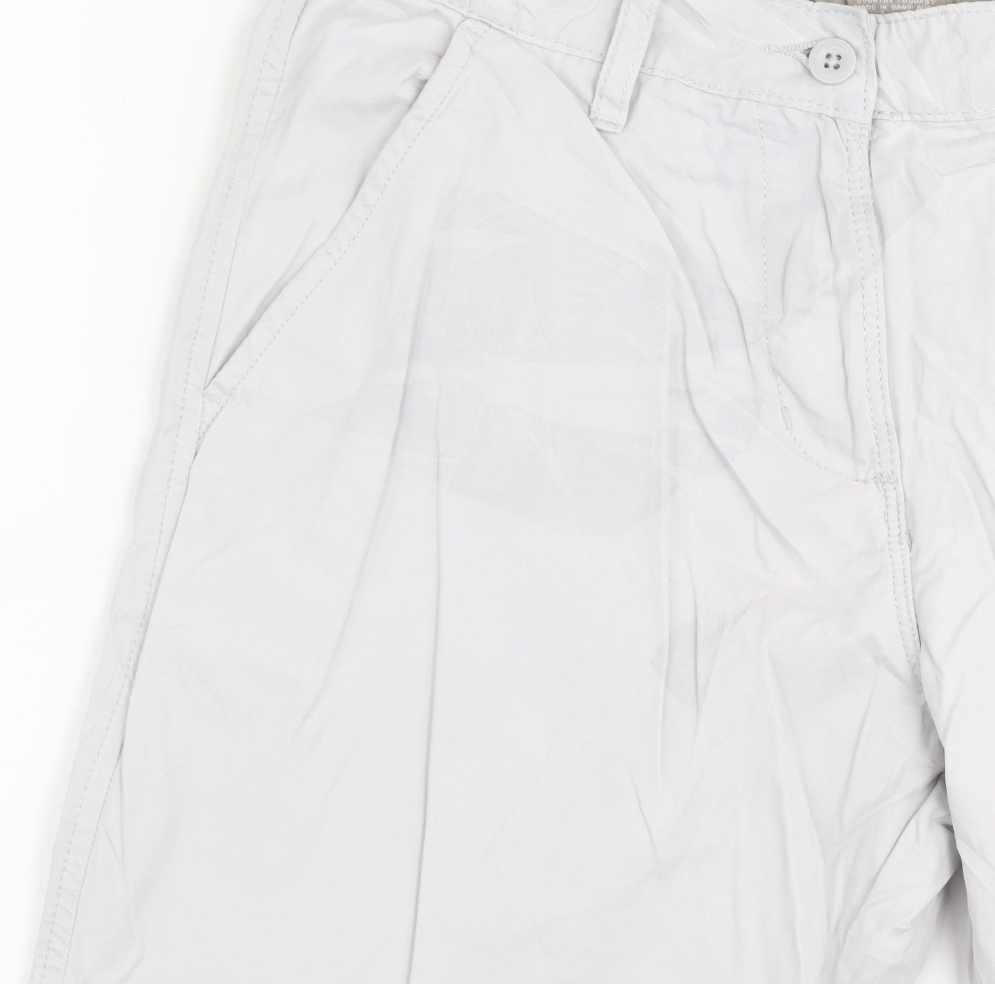 Mountain Warehouse Women’s Grey Capri Trousers Size 10 Lightweight Casual