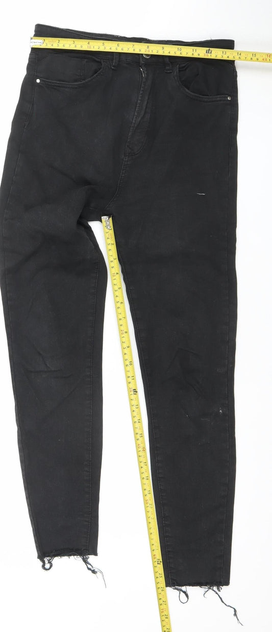 Stradivarius Women's Black Skinny Slim Fit Jeans Size 10