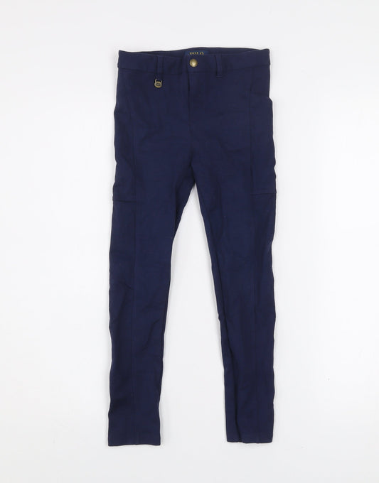 Ralph Lauren Girls Blue Jegging Trousers Size 6 Years Stretch Cotton Blend