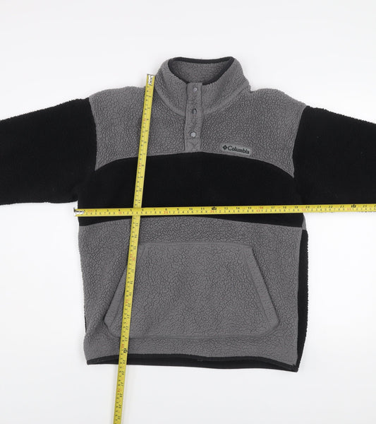 Columbia Men’s Grey Fleece Pullover Sweatshirt Size S