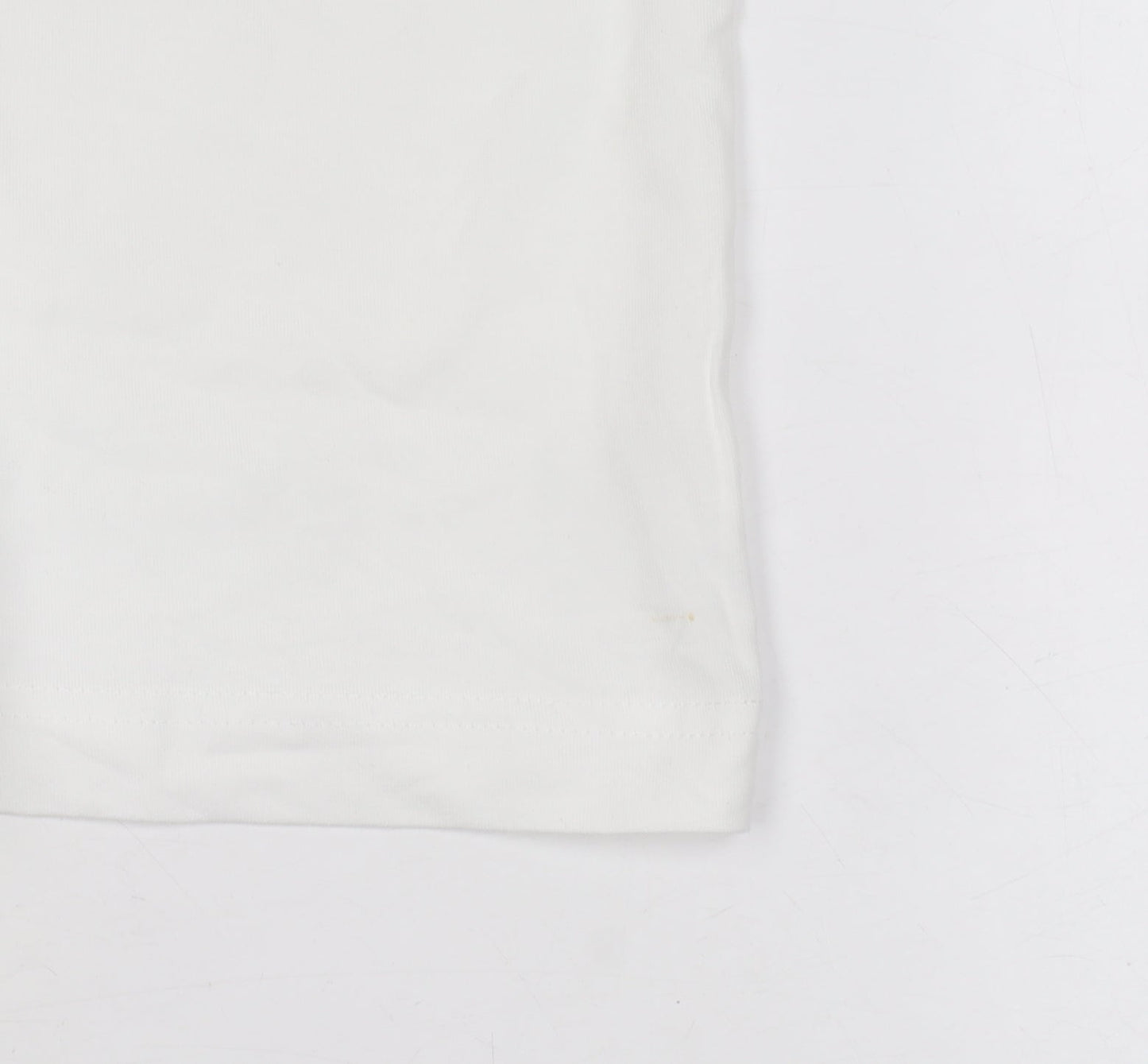 Tommy Hilfiger Men's White Slim Fit Cotton Elastane Crew Neck T-Shirt XS