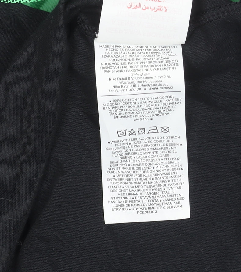 Nike Boys Black Liverpool FC Short Sleeve T-Shirt Size M 137-147cm