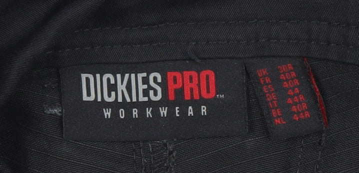 Dickies Pro Workwear Black Cargo Trousers Men 40R Durable Work Pants