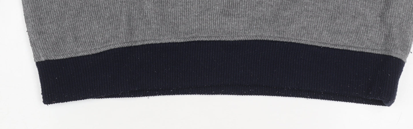Decathlon Men’s Grey XL Henley Sweatshirt Outdoor Pullover