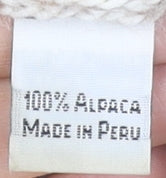 Peruvian Connection Women's Beige Alpaca Knit Cardigan XS