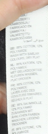 Fat Face Womens Grey Cotton Knit Crew Neck Jumper Size 8