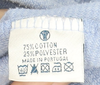 Fat Face Women Blue Size 8 1/4 Zip Pullover Sweatshirt