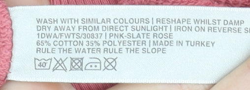 Fat Face Womens Pink Slate Rose Pullover Sweatshirt Size 12