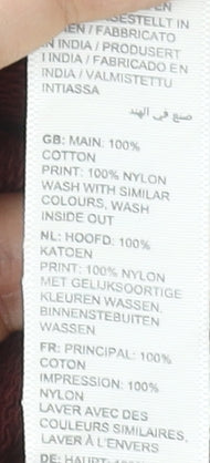 Fat Face Womens Red Polka Dot Long Sleeve Pullover Sweatshirt Size 10