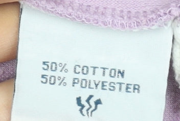 Fat Face Women's Purple Size 10 Henley Hoodie Cotton Blend