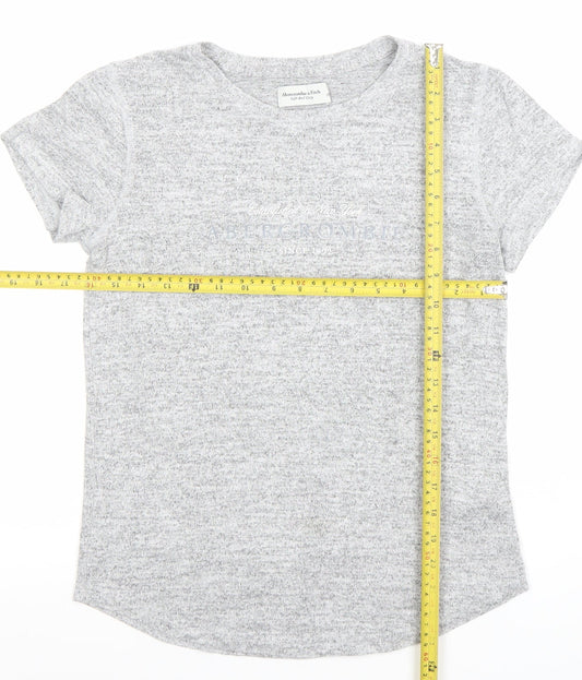 Abercrombie & Fitch Women’s Grey Basic Soft Cozy T-Shirt Size S