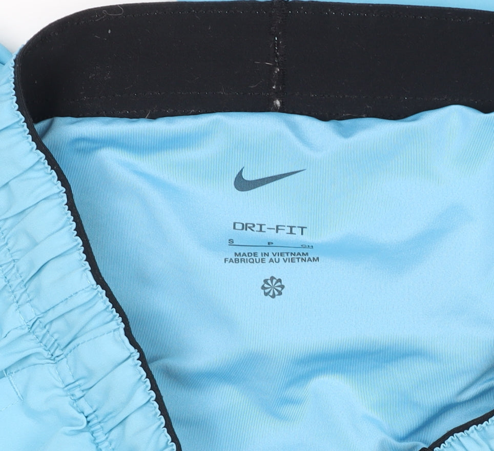 Nike Men's Blue Dri-FIT Athletic Shorts Size S with Drawstring