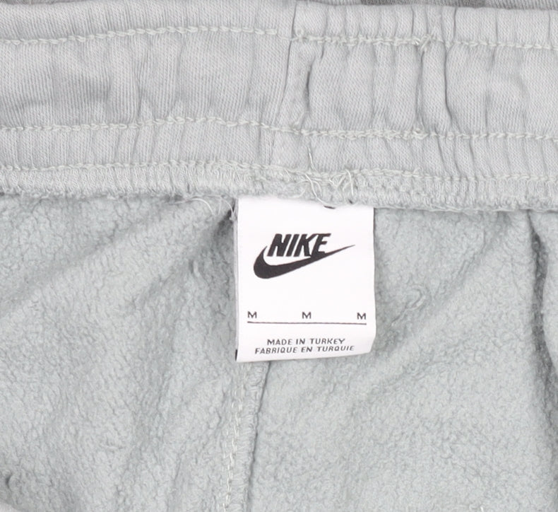 Nike Men’s Grey Fleece Track Pants Size M Regular Fit Joggers