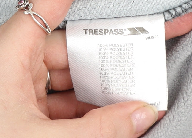 Trespass Women’s Grey Fleece Full Zip Jacket XL Outdoor Casual