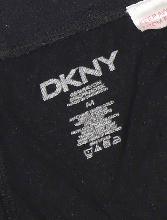 DKNY Womens Black Medium Jogger Activewear Trousers