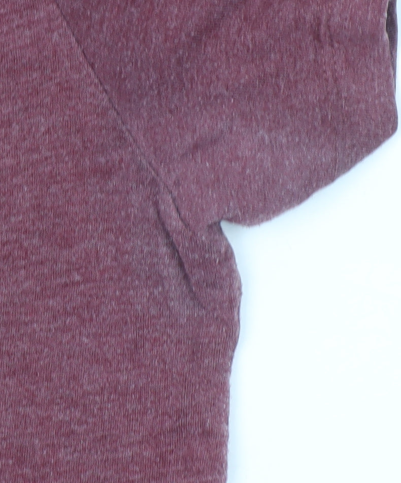 Jack Wills Men Red Marl Crew Neck Short Sleeve T-Shirt Size M Classic