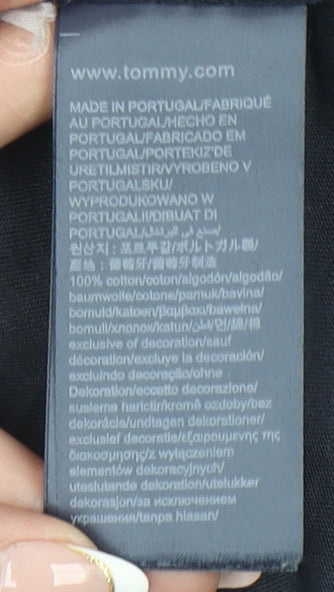 Tommy Hilfiger Boys Navy Long Sleeve Cotton Crew Neck T-Shirt 12-14 Years