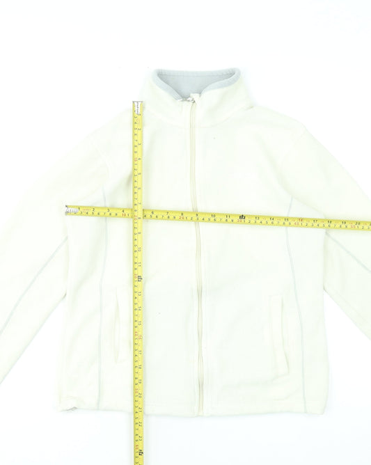 Regatta Women's Ivory Fleece Full Zip Jacket Size 10