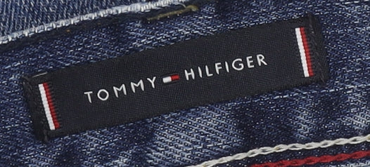Tommy Hilfiger Men's Blue 32/32 Straight Fit Denim Jeans