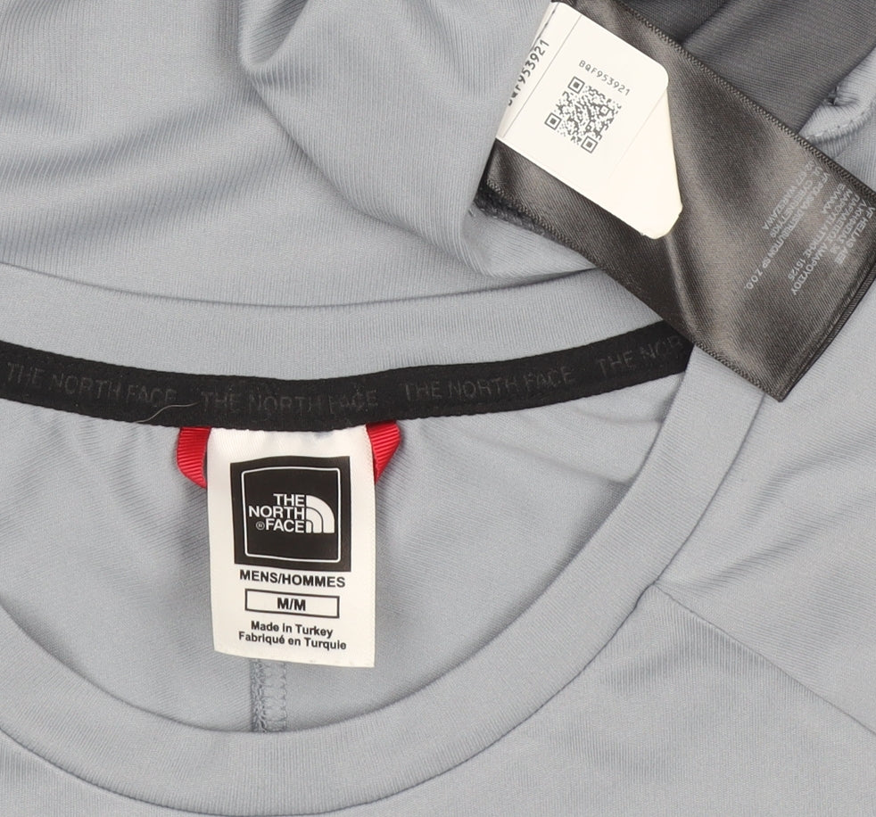 The North Face Men's Grey Short Sleeve Athletic T-Shirt Size M
