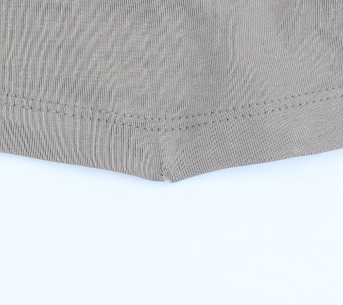 Additional view of ASOS DESIGN Men’s Beige Polo Shirt M Slim Fit Stretch Cotton