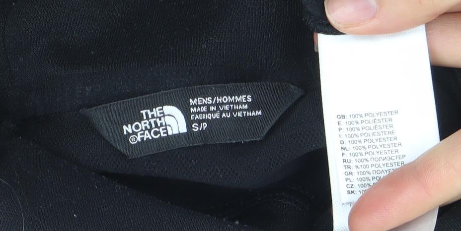 The North Face Men's Black Pullover Hoodie S Regular High Neck Outdoor