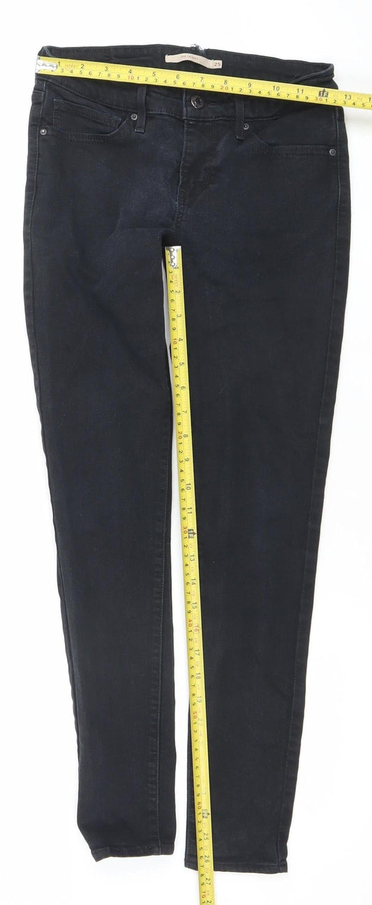Levi's Women's Black 711 Skinny Jeans Size 25 Slim Fit Denim