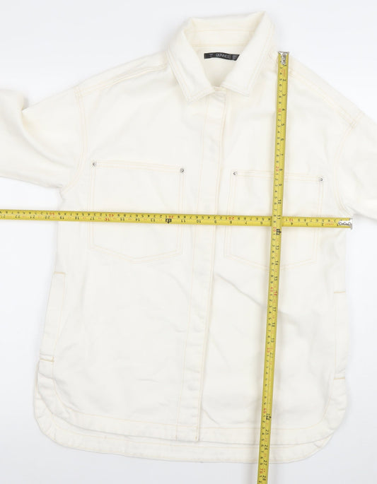 Dunnes Women’s Ivory Cotton Basic Jacket XS
