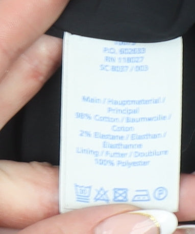 Boden Women’s Black Polka Dot A-Line Midi Skirt Size 8