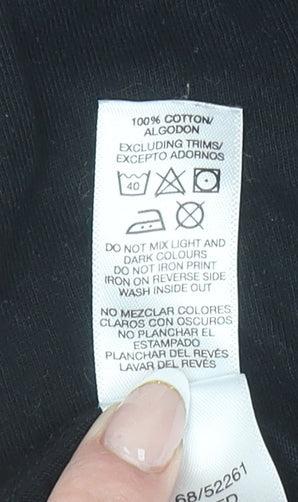 Additional view of Manchester United boys’ black cotton pyjama pants age 6-7 years