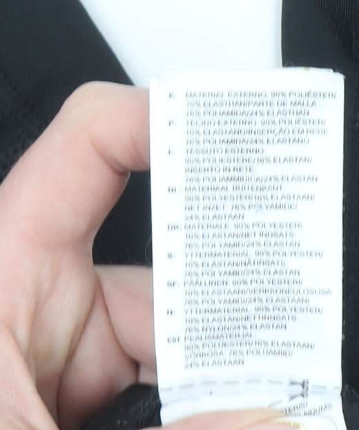 Adidas Womens Black Response Running Compression Shorts Size 10