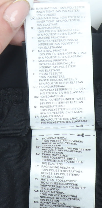 Adidas Womens Black Climalite Running Shorts Size 12-14