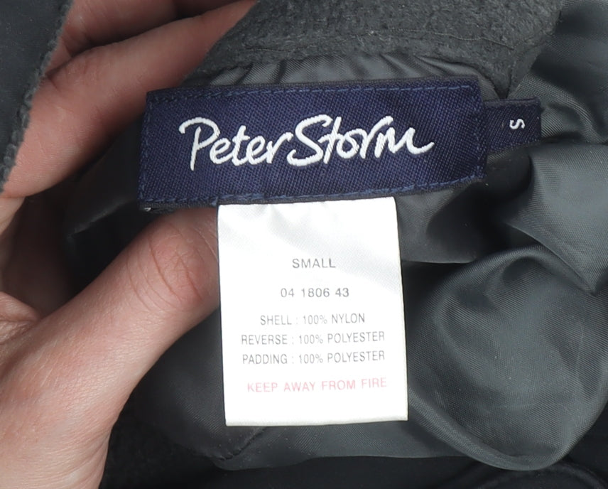 Peter Storm Men’s Black Small Bodywarmer Waistcoat Outdoor Nylon