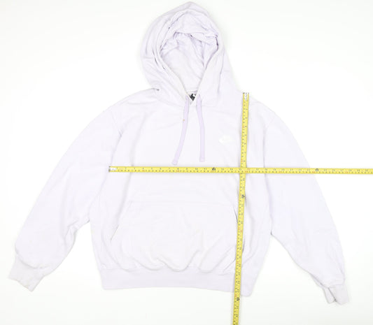 Nike Women's Purple Pullover Hoodie Sweatshirt Size S