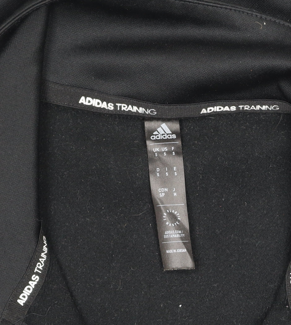 Adidas Men's Black 1/4 Zip Training Sweatshirt Size S