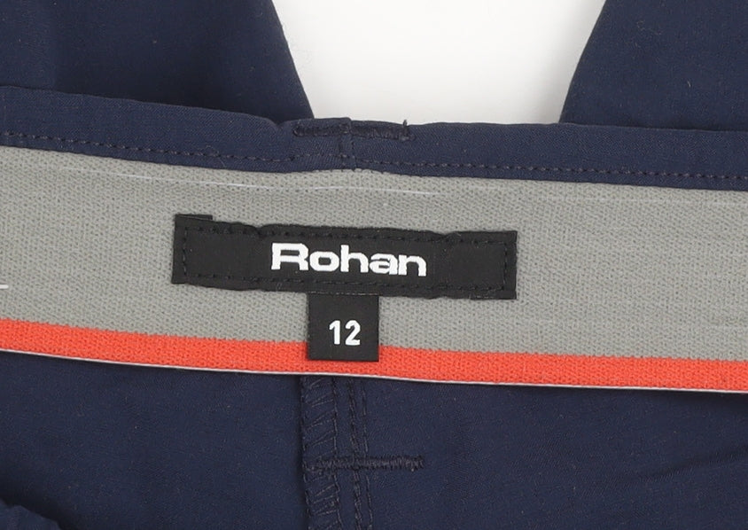 Rohan Women's Blue Size 12 Bermuda Stretch Hiking Shorts