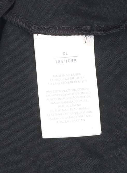Ralph Lauren Men's Black XL Stretch Cotton Crew Neck T-Shirt