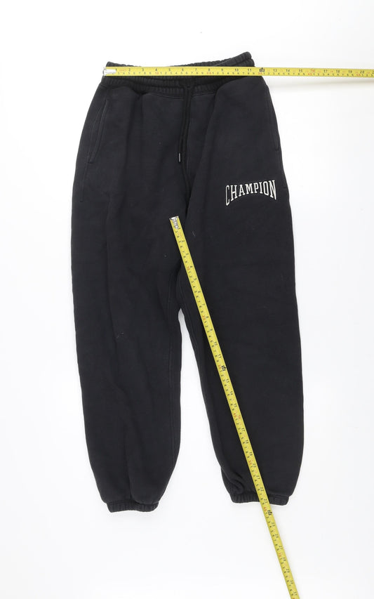 Champion Women's Black Small Fleece Sweatpants Joggers