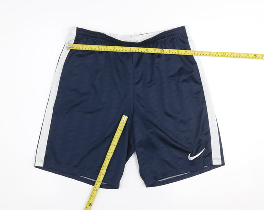 Nike Men's Blue Dri-FIT Athletic Shorts Size L Polyester Breathable