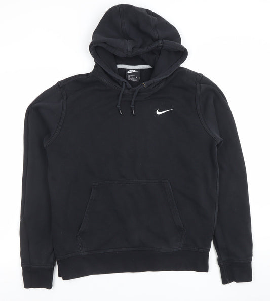 Mens UK M Regular Nike Black Pullover Hoodie