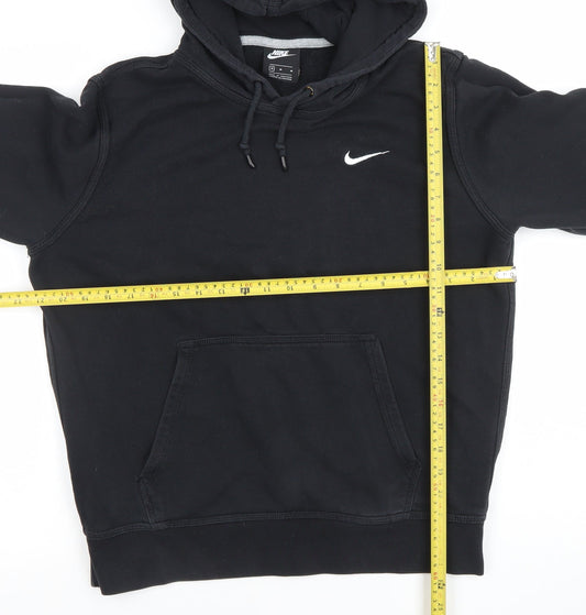 Nike Men's Black Pullover Hoodie M Fleece Sportswear