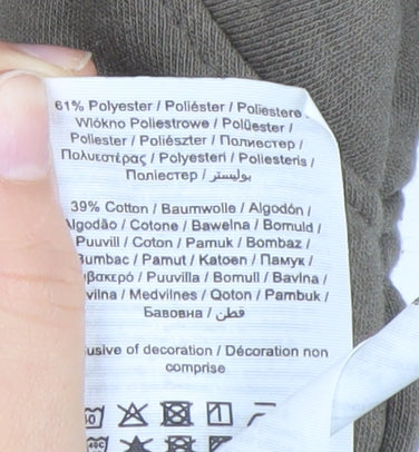 Jack & Jones Men's Brown 1/2 Zip Fleece Sweatshirt Size L