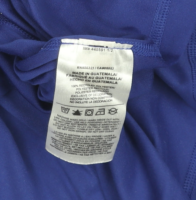 Nike Men's Blue Dri-FIT Running T-Shirt M Athletic Top