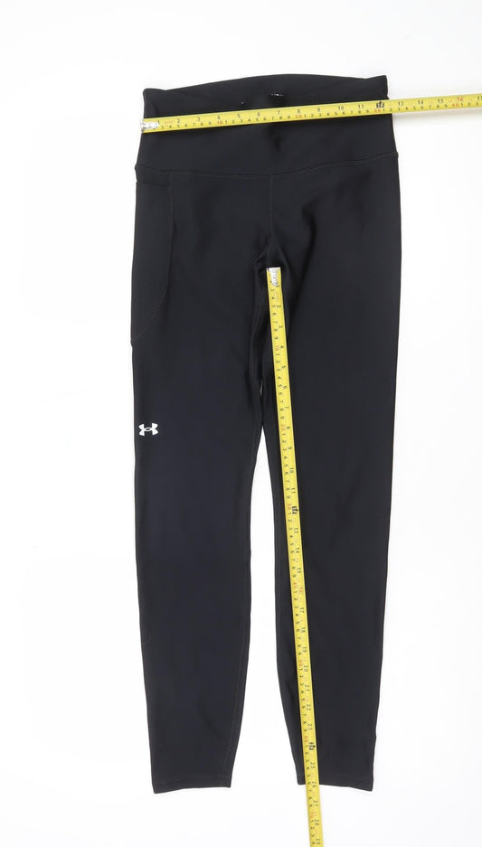 Under Armour Womens Black M Compression HeatGear Leggings