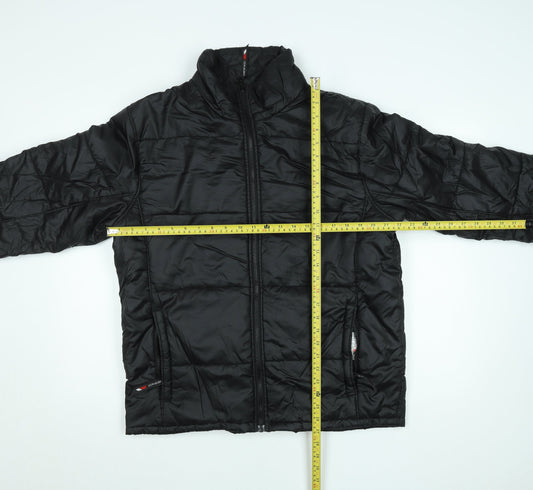 Trespass Mens Black L Puffer Jacket Lightweight Insulated Winter Coat