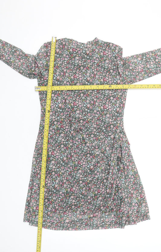 Leigh Tucker Willow Girls Multicoloured Floral A-Line Dress 11-12 Years