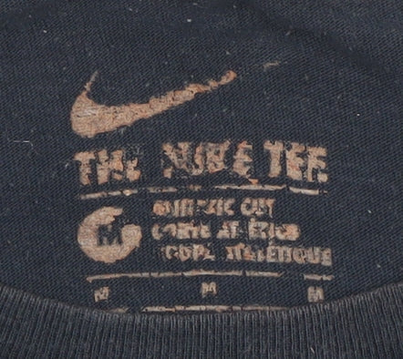 Mens UK Size M Nike Black Cotton T-Shirt