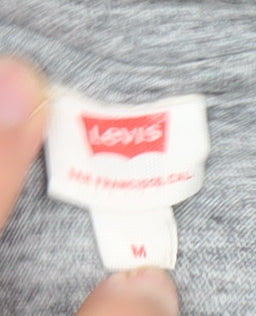 Womens UK Size M Levi's Grey Cotton Blend Tank